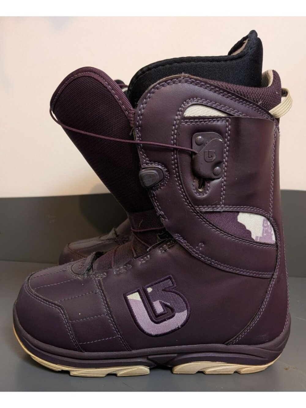 Burton SPEED ZONE GROM Women's Snowboard Boots Purple Size 6